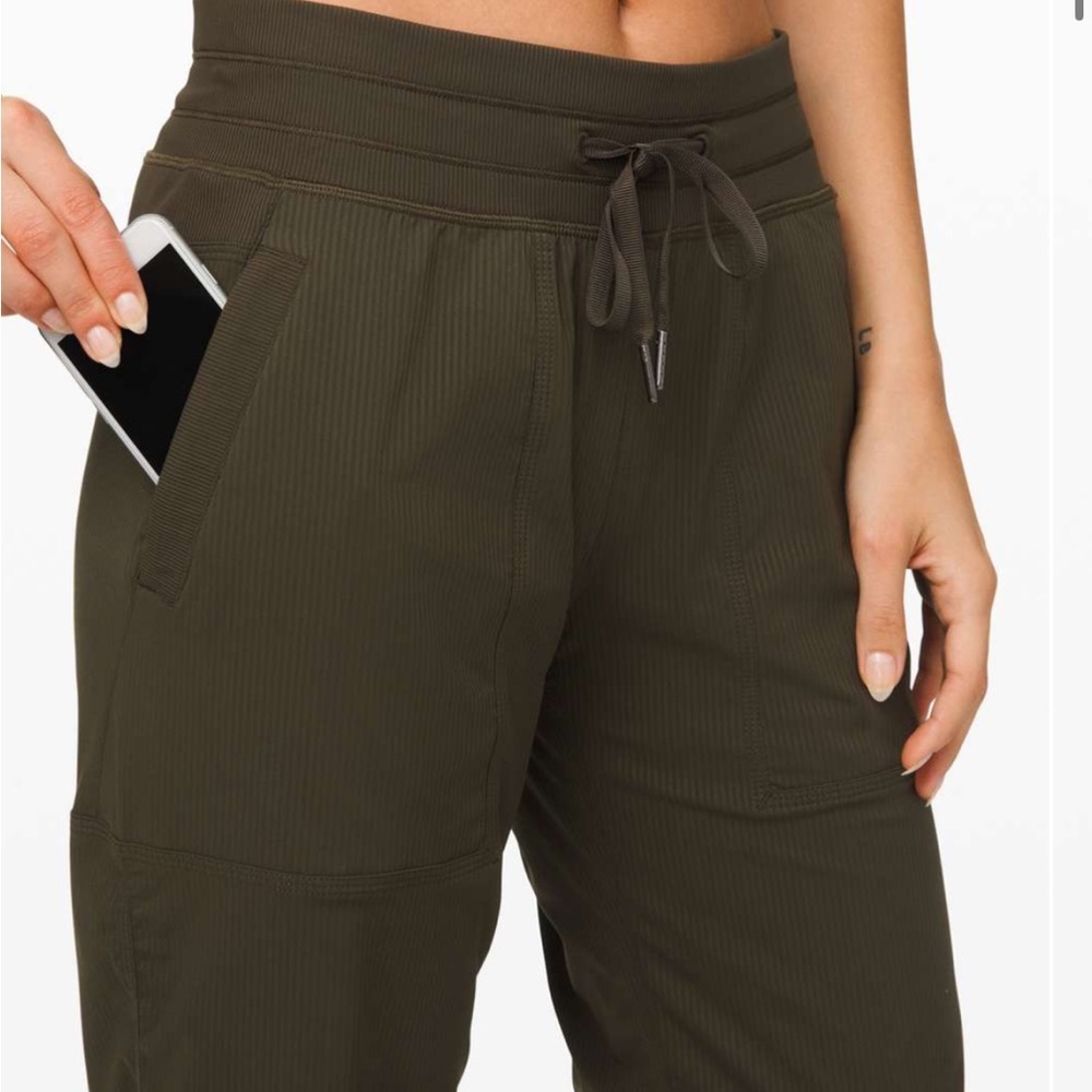 Lululemon Dance Studio Pants Regular In Dark Olive - Picture 3 of 10